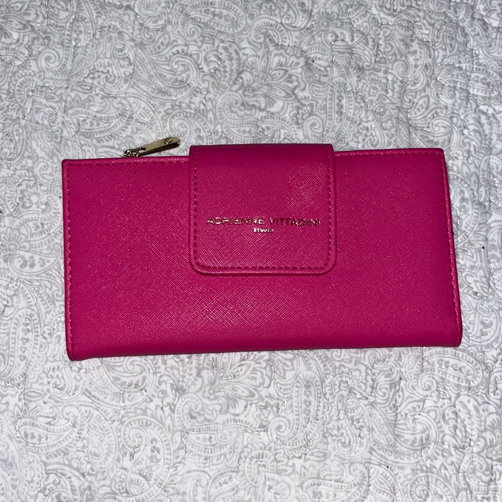 Hot pink clutch